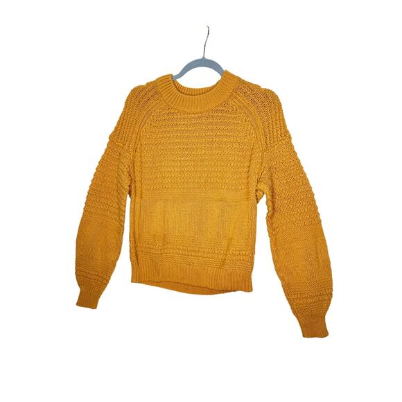 Universal Thread Sweater Women's Small Mustard Chunky Knit - Picture 5 of 5